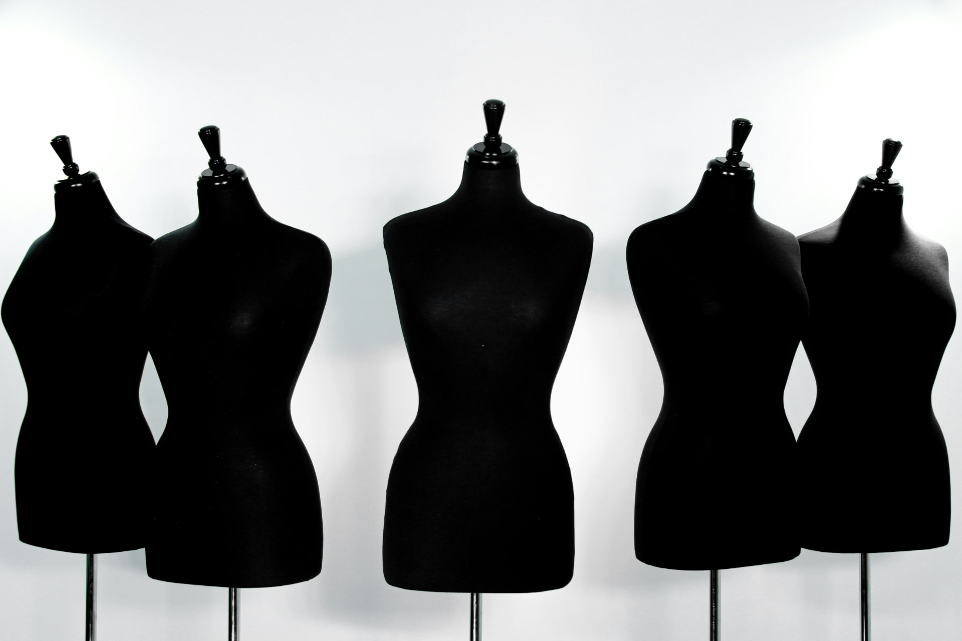 Tailor's mannequins in the Rolly Fashion studio